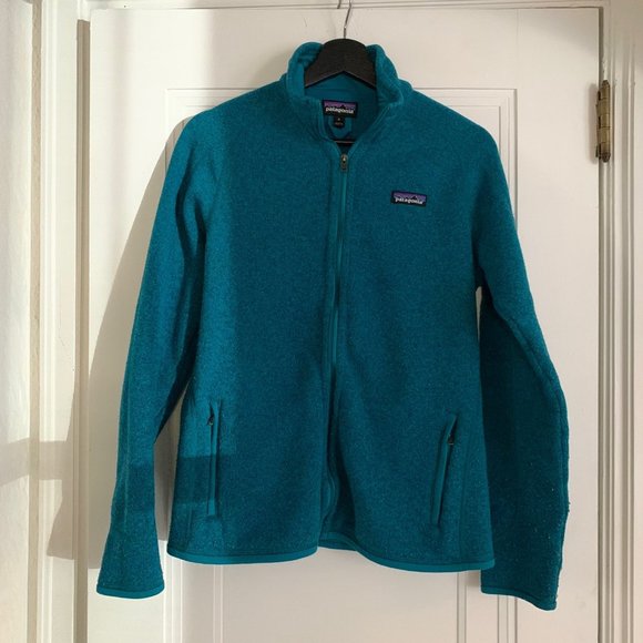 Patagonia Womens Better Sweater Jacket Teal